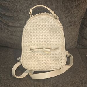 Zara Basic Collection | Woven Mini Backpack